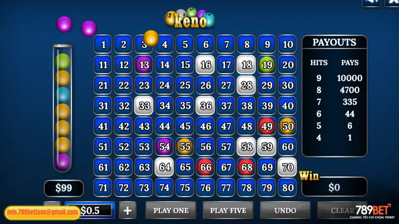 Keno 789BET: Bí Quyết Thắng Lớn Chỉ Trong Tầm Tay! 3 Luật chơi Keno 789BET dễ hiểu